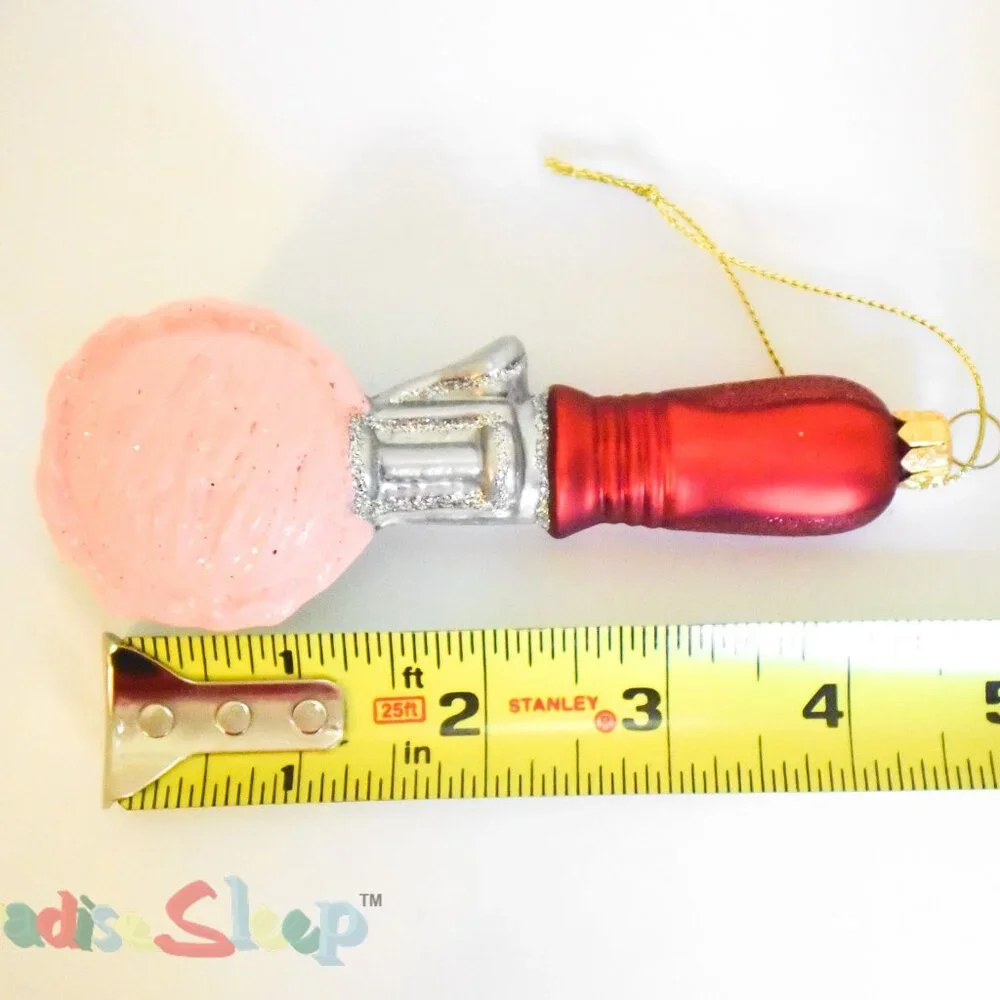 🍦 *Sur La Table* Ice-Cream Scoop Glass Christmas Ornament.